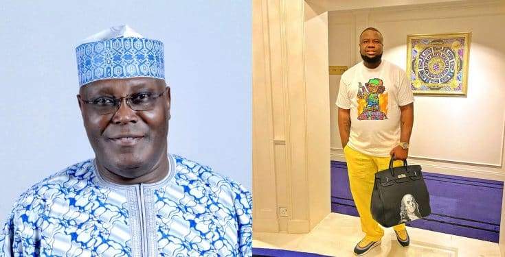 Former Vice President, Atiku Abubakar, distances self from Hushpuppi