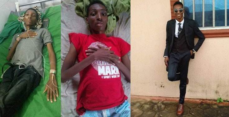 Three years after Nigerians donated money to help him beat cancer, man bags degree in Law school (Photos)