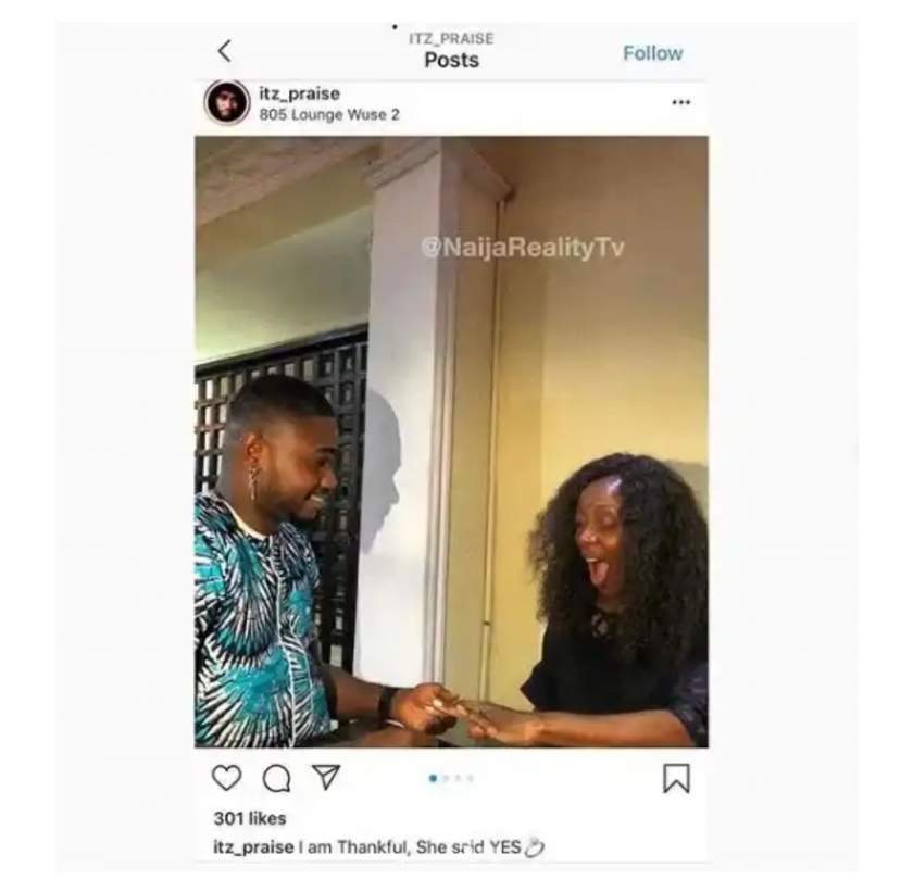 BUSTED: Nigerians dig up family photos of BBNaija's Praise after he claimed to be single (Photos)