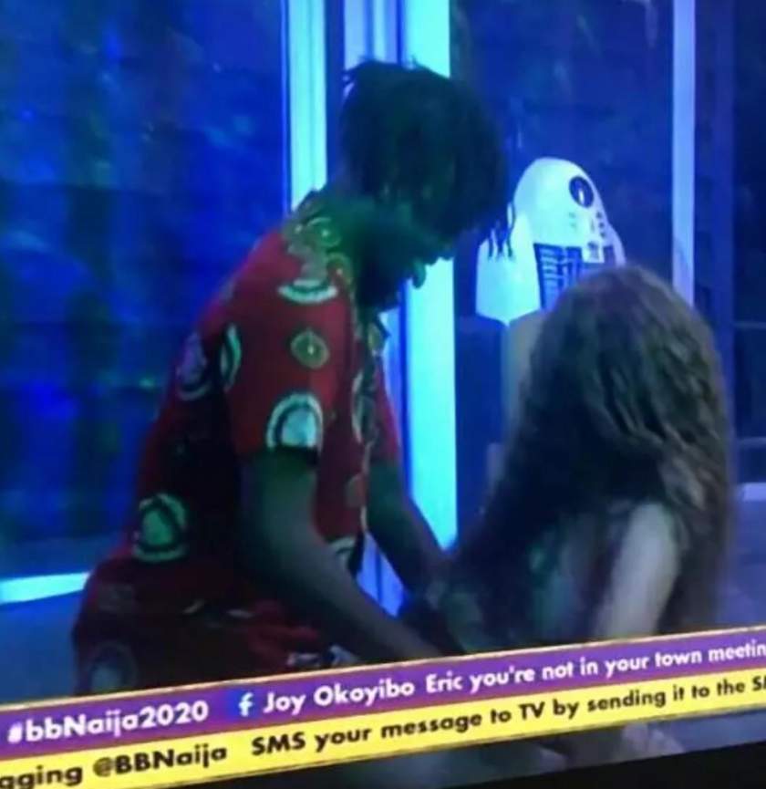 BBNaija: See the top Romantic Photos From Last Night's Party