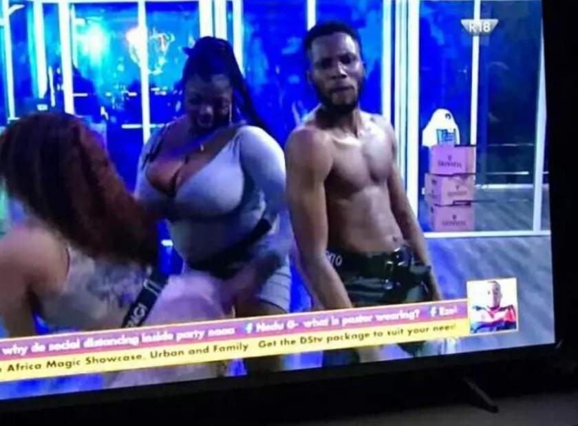 BBNaija: See the top Romantic Photos From Last Night's Party