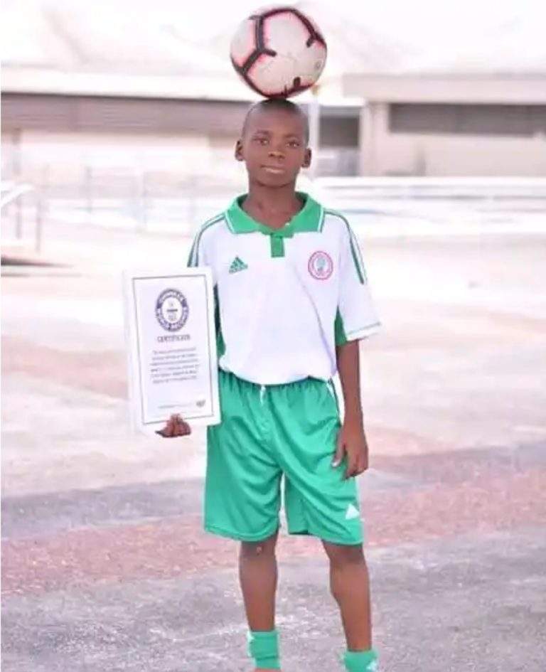 Meet The 11-Year-Old Footballer Who Set A Guiness World Record