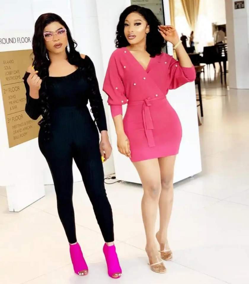 He is sleeping with Tonto Dikeh - Nigerians react as Bobrisky says he is still into girls (Video)