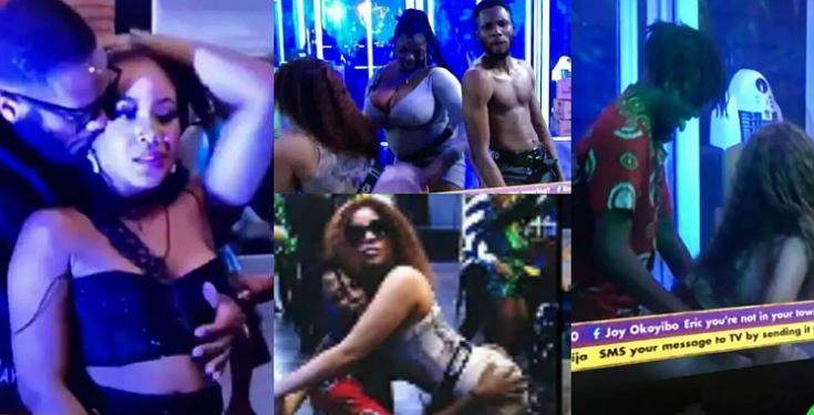 BBNaija: See the top Romantic Photos From Last Night's Party