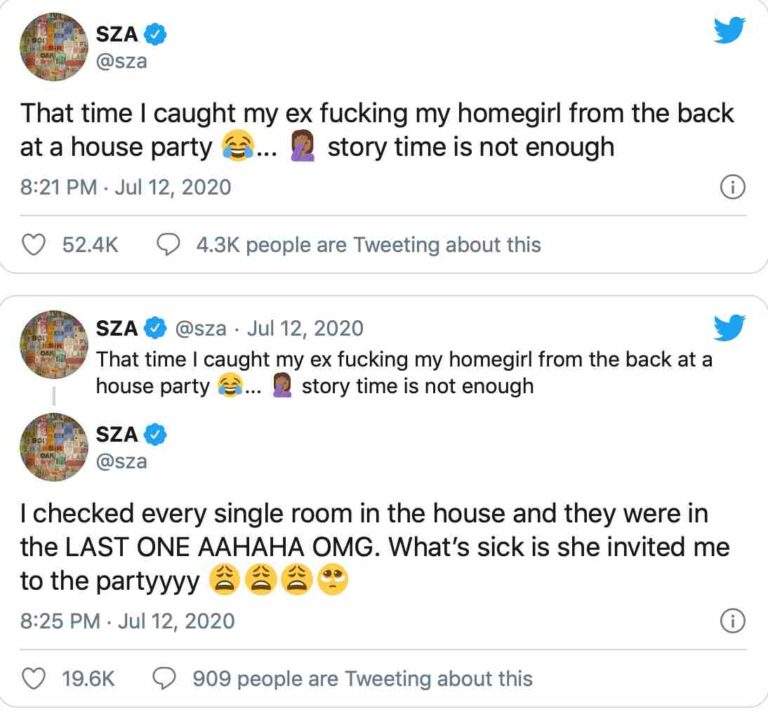 SZA Narrates How She Caught Her Man Cheating on Her with Her Friend; Keke Palmer Comes in with the Plot Twist