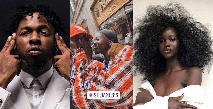 Runtown sparks dating rumours with 20-year-old black Australian model, Adut Akech (Photos/Video)