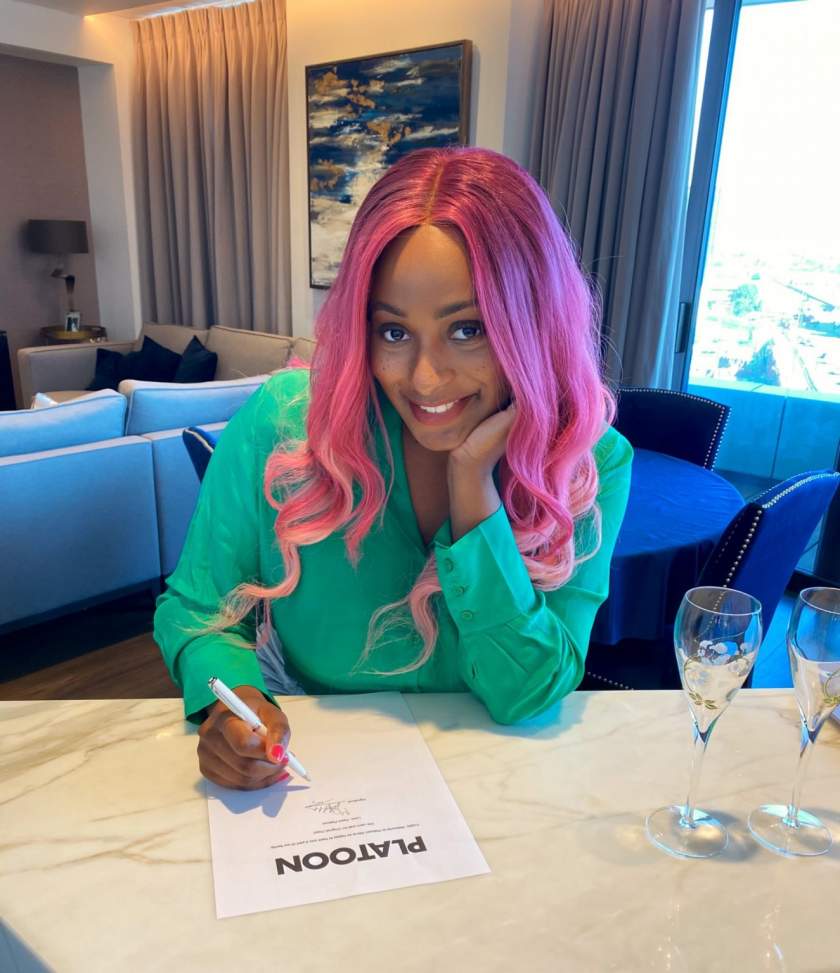 DJ Cuppy signs music deal with London based record label, Platoon (Photos/Video)
