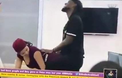 #BBNaija: Ozo pained as Prince uses Nengi to demonstrate his favourite "position" (Video)