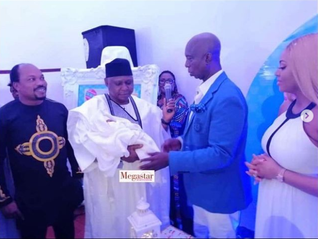 Watch Video From Regina Daniels And Ned Nwoko's Baby's Naming Ceremony