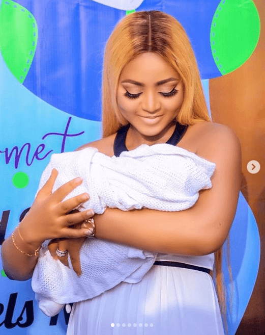 Check out 10 Nigerian celebrities 'hiding' their newborns from the media