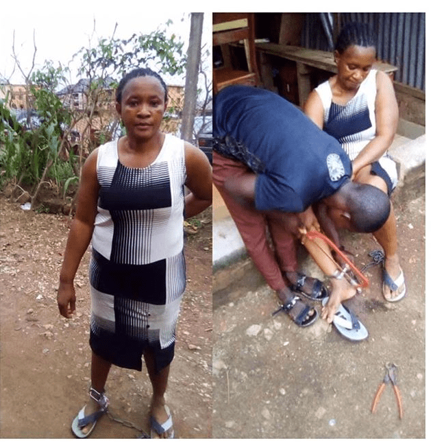 Man chains wife to a pillar for 10 hours in Ebonyi state