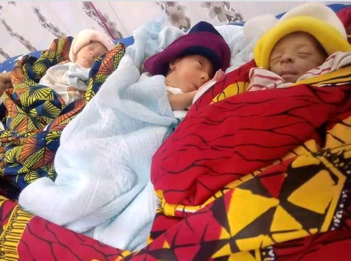 20-Year-Old Groundnut Seller And Rape Victim Gives Birth To Triplets (Photos)