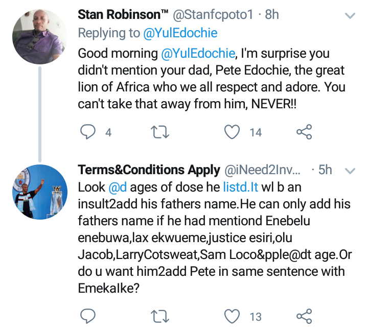 Yul Edochie omits his dad's name as he lists actors who shaped his career