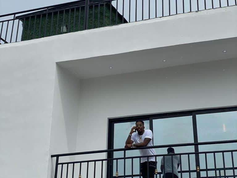 Double celebration as Nigerian Singer, Skiibii marks his birthday with a new mansion (Photos/Video)