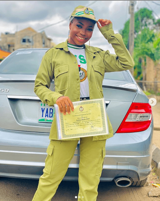 Instagram comedianne, Taaooma passes out from NYSC (Photos)