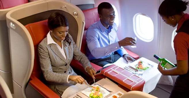 Food will no longer be served aboard domestic flights - Minister of aviation