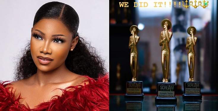 Tacha beats Mercy Eke to win "Brand Influencer of the Year" and 2 other awards