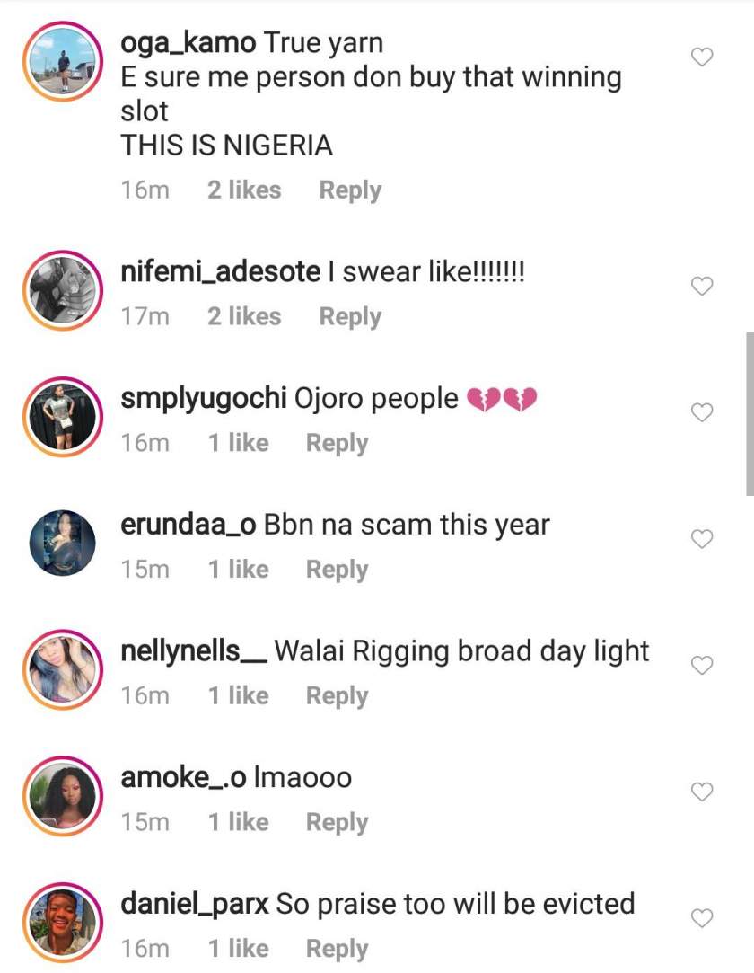 'Ojoro people' - Nigerians drag BBNaija for hiding the votes of some housemates