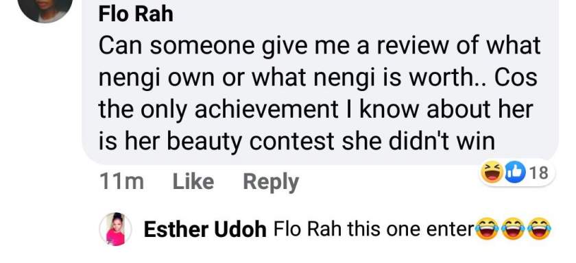 'The only achievement I know about Nengi is the beauty contest she didn't win' - Lady blasts Nengi for dragging Lucy