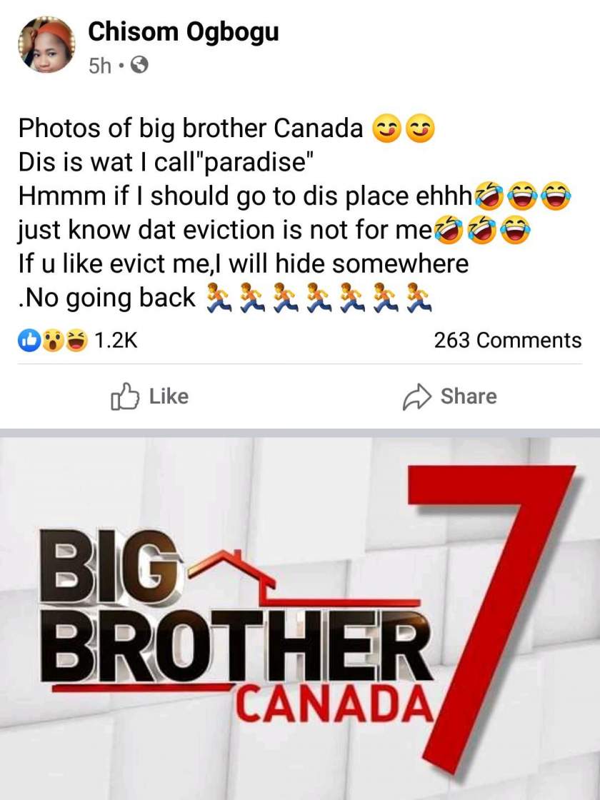 'This is what I call paradise' - Lady says as she shares photos of Big Brother's house in Canada