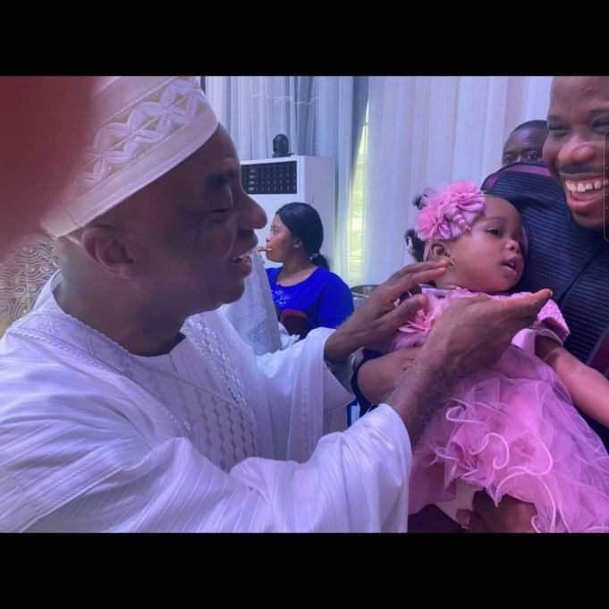 Check out beautiful photos of Sinach and her daughter, Rhoda, at Bishop Oyedepo's daughter's wedding