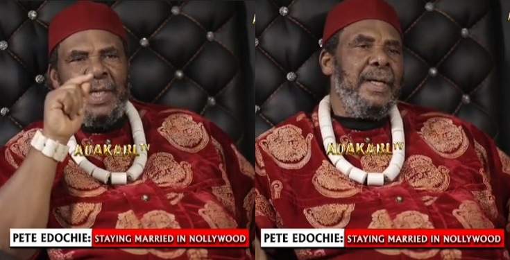 Your breasts won't be firm forever, don't deprive your children of breast milk - Pete Edochie advises women (Video)