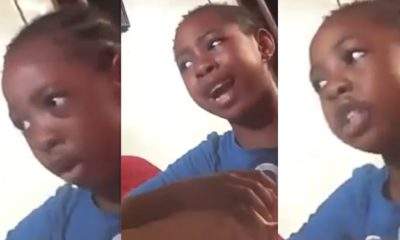 "Because you gave birth to me doesn't mean you shouldn't wash plate" - Little girl challenges her mother over house work (Video)