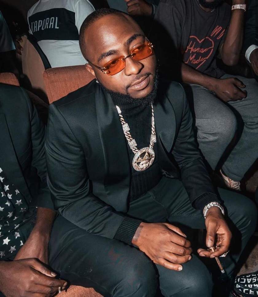 Davido reacts after he was called out for smoking weed after playing drums in 'church'