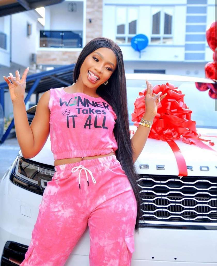 Mercy Eke Spoils Herself With A Rangerover Velar On Her Birthday (Photos)