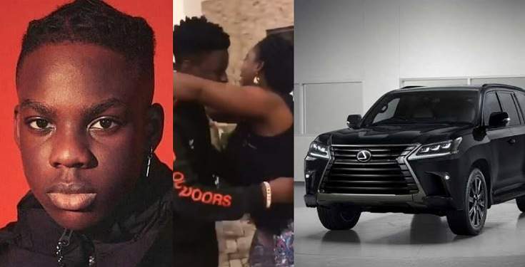 Video of Rema gifting his mom a car at the age of 17 before Don Jazzy signed him surfaces