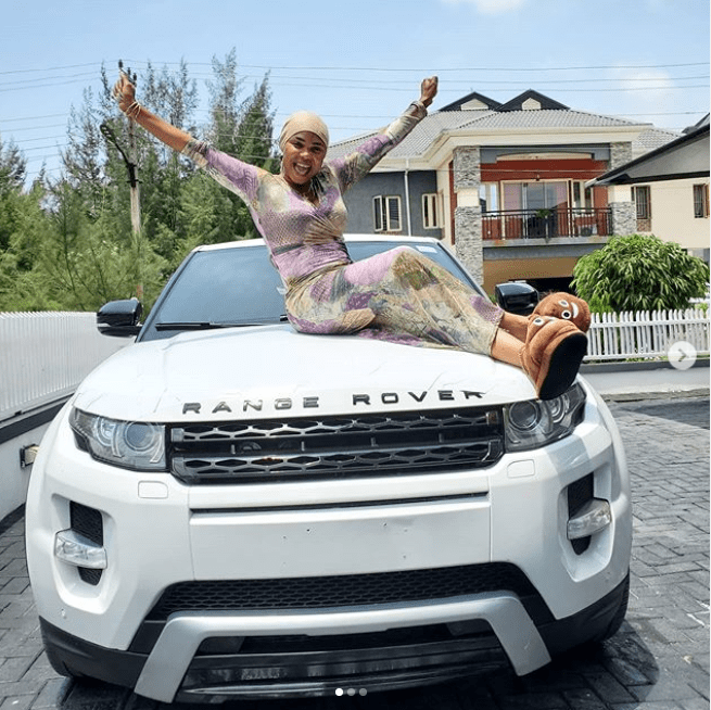 Iyabo Ojo gets a Range Rover surprise gift from her god-daughter