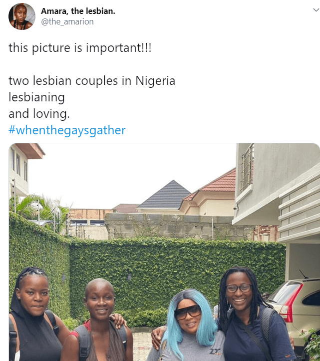 Nigerian Lesbian Couples Share Their Loved Up Photo Online – Halliblog