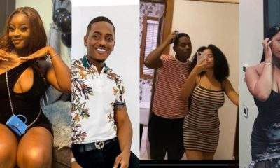 Timini Egbuson's sidechic drags his girlfriend for allegedly confronting her in public