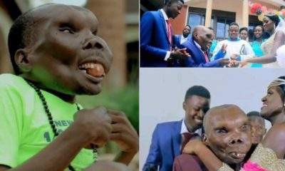 Uganda's 'Ugliest man' marries third wife in grand style (Photos)