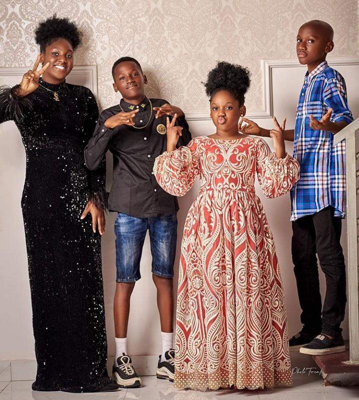 See photos of 2Baba, his wife Annie, and his kids at his 45th birthday party