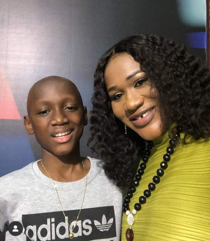 Tuface's first son Nino Idibia celebrates 14th year birthday with his mother Sumbo Adeoye