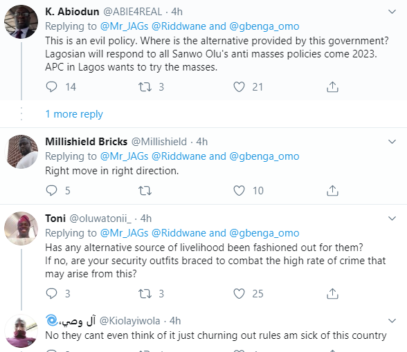 'Our government hates us' - Bolanle Olukanni, Ifuennada, others react to Lagos state government's decision to ban Okada, Keke NAPEP