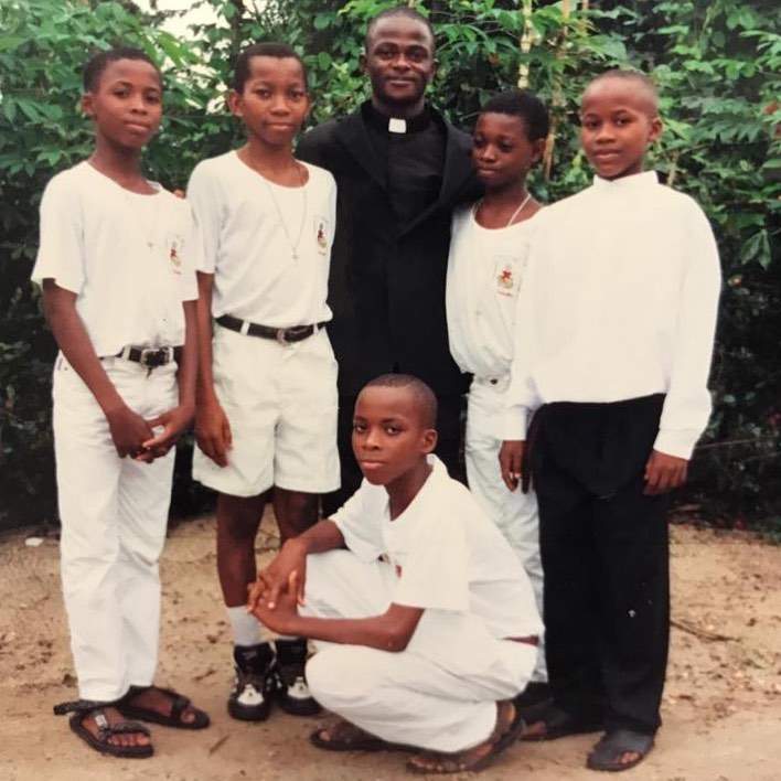 'I failed my mum' - Cubana Chief Priest, says as he shares throwback photo