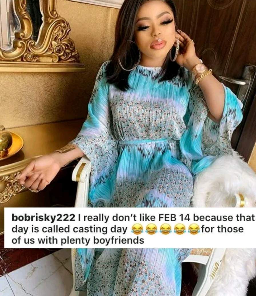 Feb 14 is called casting day for those of us with plenty boyfriends - Bobrisky