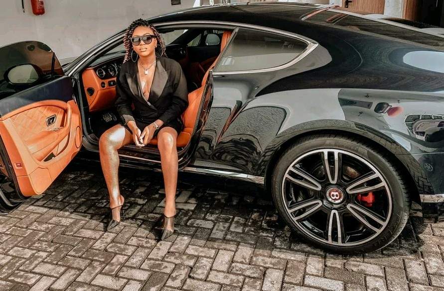 Stephanie Coker gets Bentley Continental GT Coupe as Valentine gift (Photos)