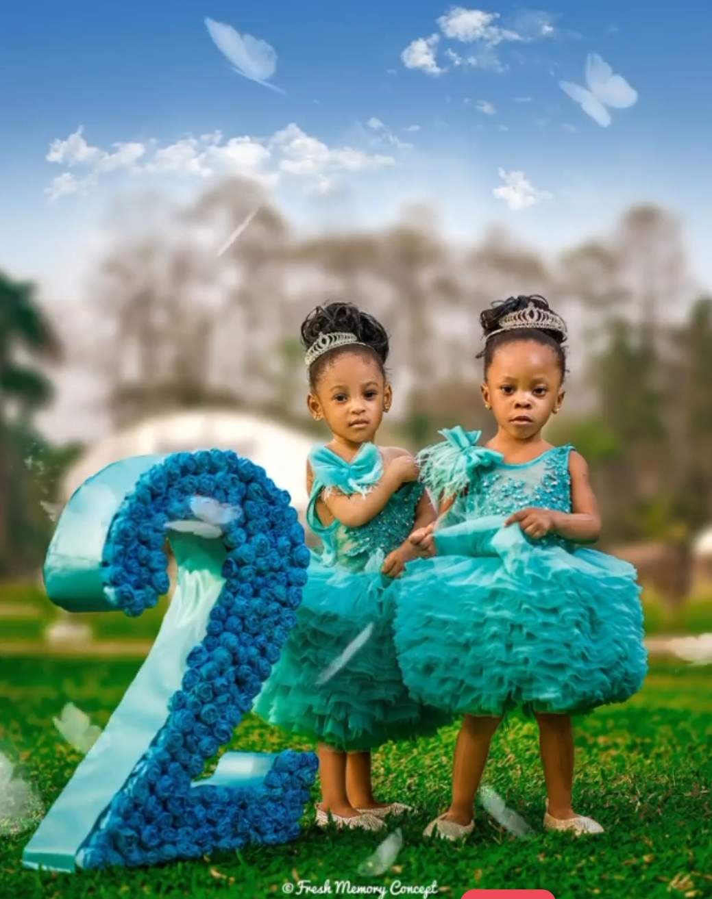 Twin daughters of the Alaafin of Oyo mark their second birthday