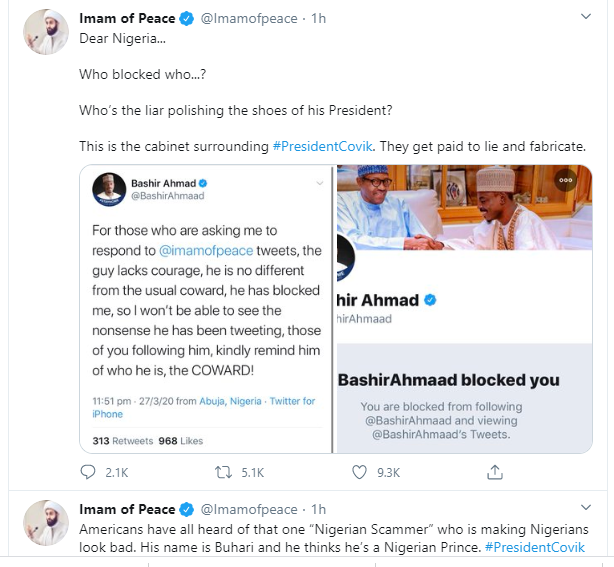 Popular Islamic cleric, 'Imam of Peace' continues to drag President Buhari