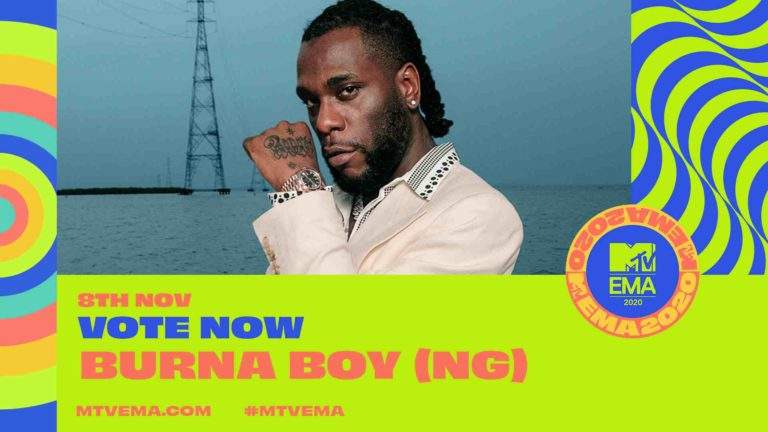 2020 MTV EMA:- Burna Boy, Rema, Nominated for 'Best African Act' Award