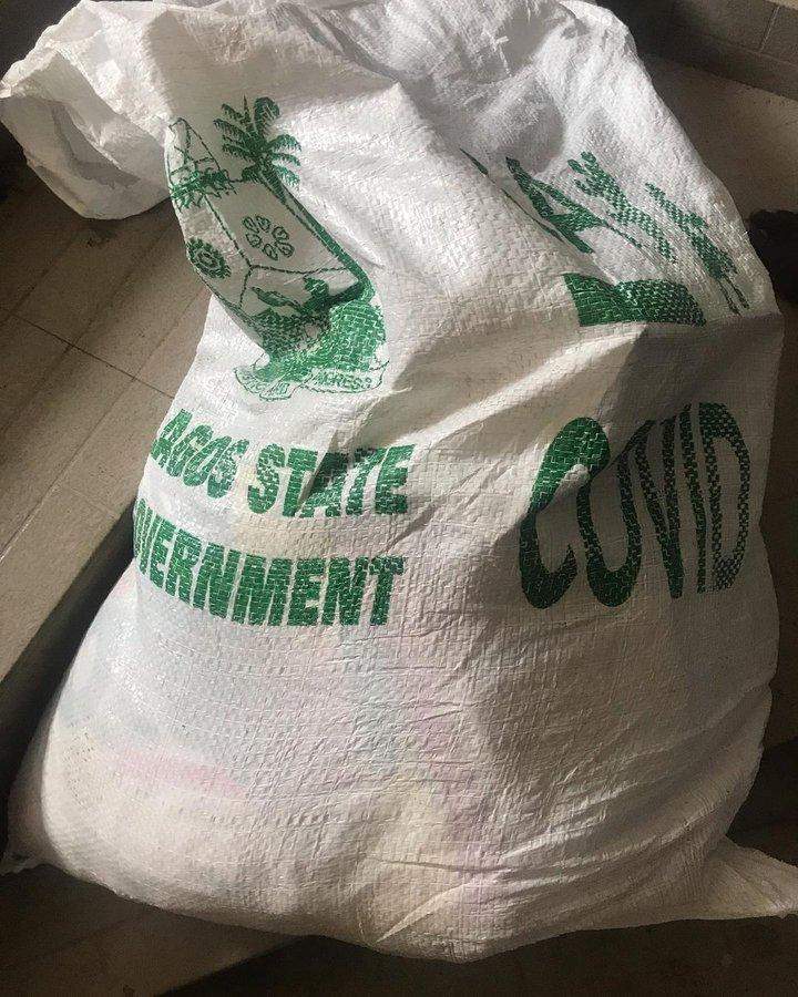 Warehouse full of COVID-19 palliatives busted and looted in Lagos (Photos/Video)