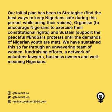feminist coalition progress report endsars protest feminist coalition progress report endsars protest