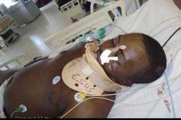 #EndSARS protester who was stabbed by thugs yesterday in Abuja, dies today (Photos)