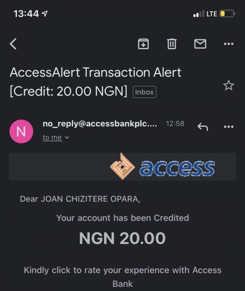 Lady reveals how a man sent her N20 after disturbing her for weeks to send her account details