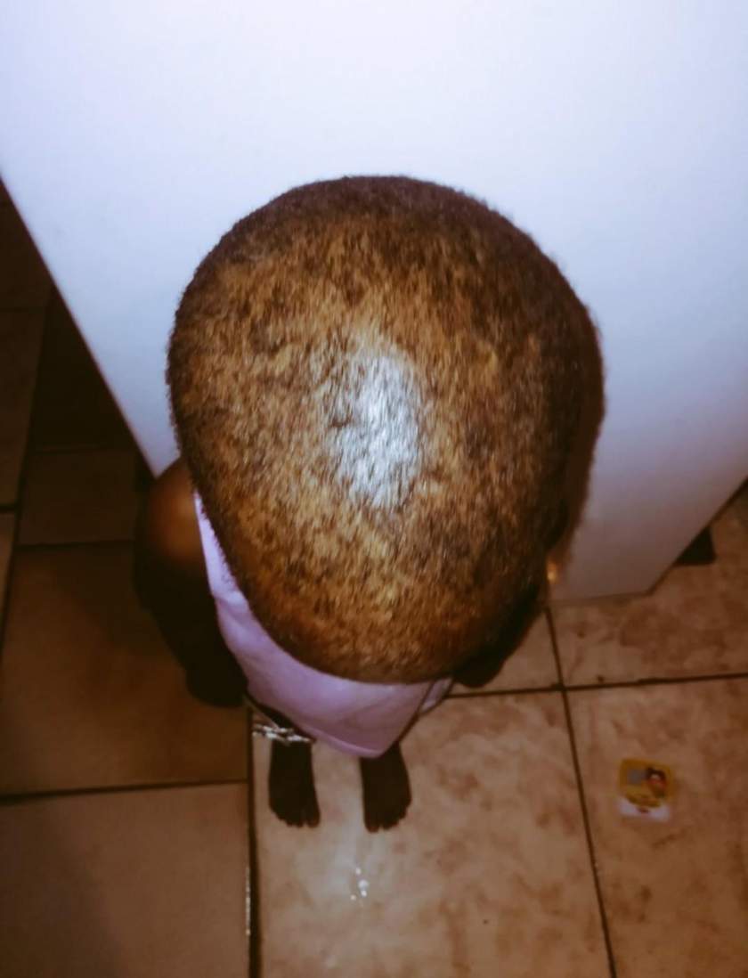 Man calls out his aunt who took his 3-year-old daughter to the pool and returned her back with hair shaved (Photos)