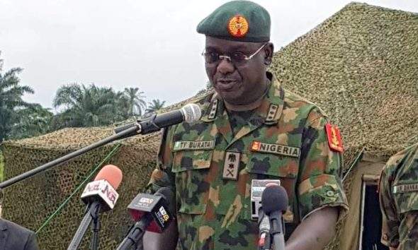 Criminal minds are threatening Army with travel ban, I don't mind living the rest of my life in Nigeria - Tukur Buratai