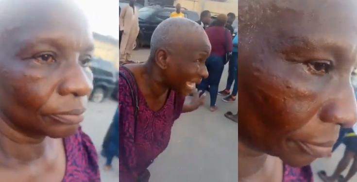 #EndSARS: Police officer allegedly slaps Oxlade's manager's mother (Video)